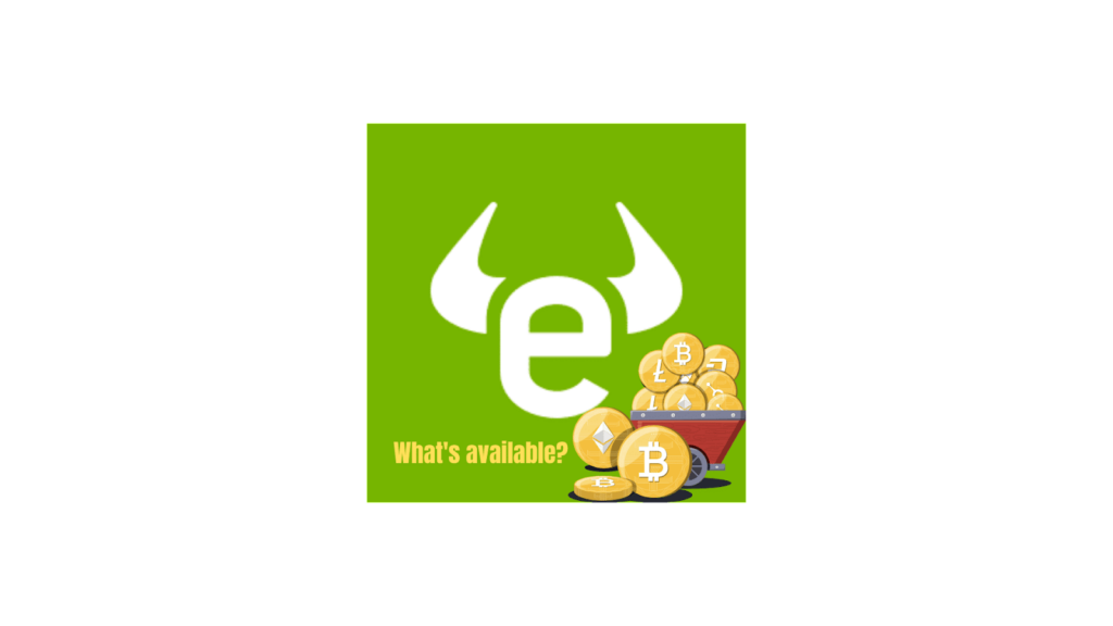 Cryptocurrencies Available on eToro exchange