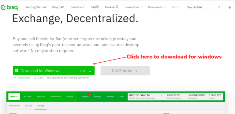 Bisq-download-application