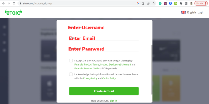 Etoro-create-an-account