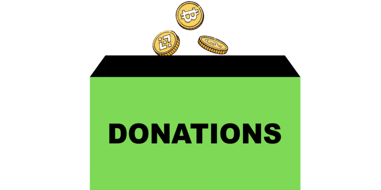 How to donate cryptocurrency